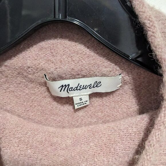 Madewell | Inland turtleneck sweater in mauve - Picture 4 of 10